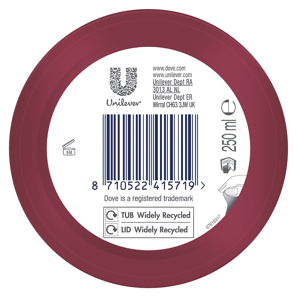 image 1 of Dove Pro Age Nourishing Body Care Body Butter 250Ml