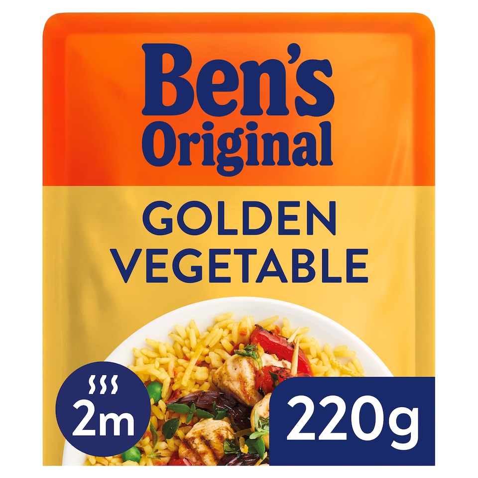 image 1 of Ben's Original Golden Vegetable Microwave Rice 220G