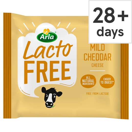 Lactofree Mild Cheddar Cheese 200G Tesco Groceries