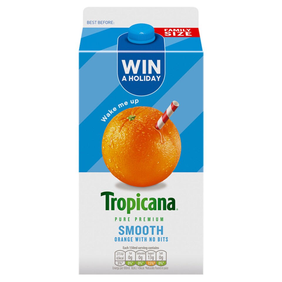 Tropicana Orange Juice Smooth 1.6 Litre