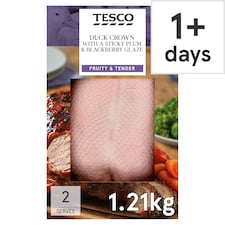 Tesco Duck Crown With A Sticky Plum & Blackberry Glaze 1.21kg