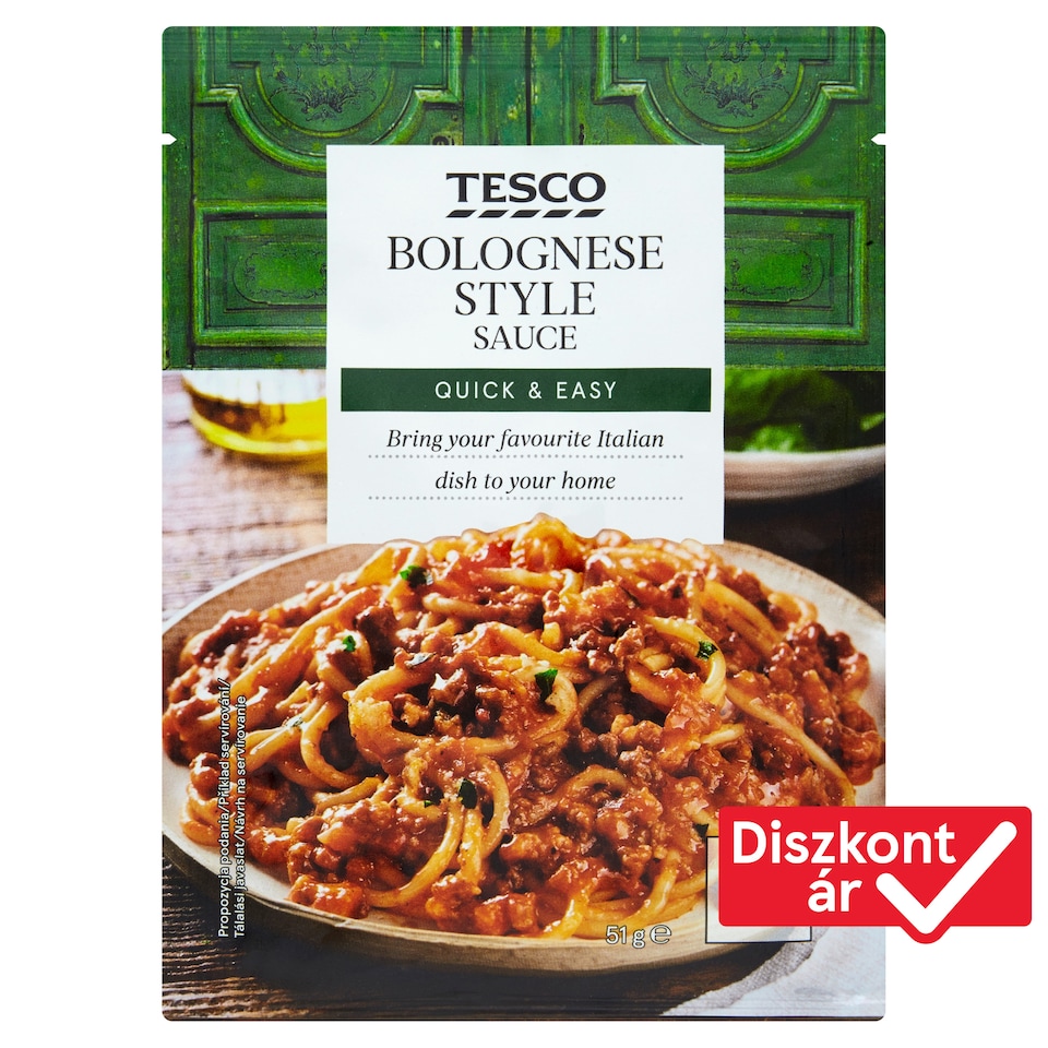 Tesco Bolognese Style Sauce 51 g