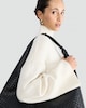 image 1 of F&F Premium Ribbed High Neck Jumper With Cashmere in Cream