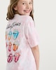 image 3 of The Rolling Stones Tie-Dye T-Shirt in Pink