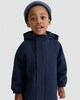 image 2 of F&F Boys Fleece Lined Hooded Waterproof Puddle Suit in Navy