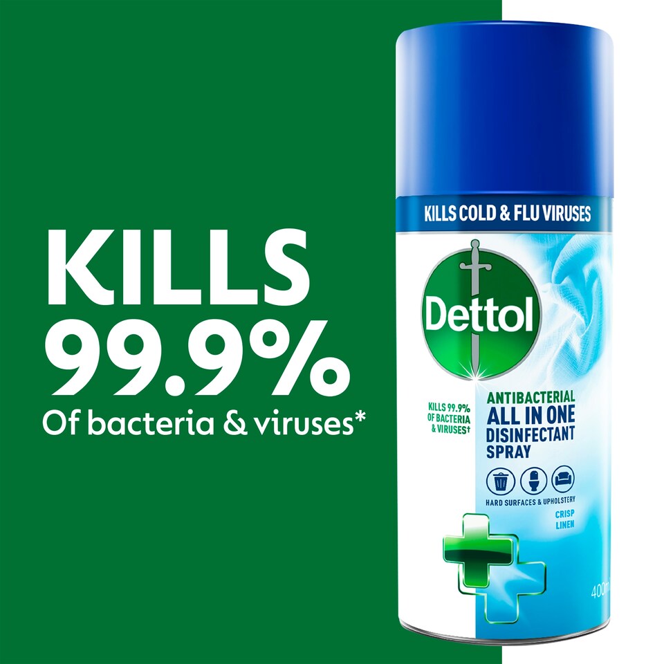 image 1 of Dettol Aerosol Disinfectant Spray Linen 400Ml