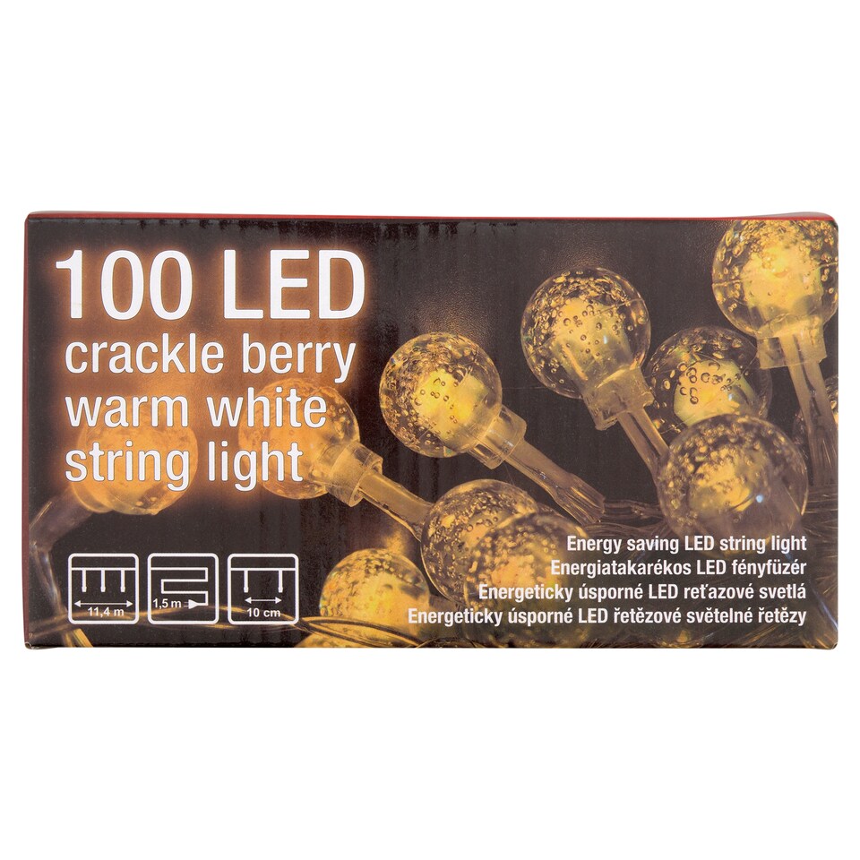 obrázok 1 z Snow Meister SM2686 100 LED teplých bielych reťazových svetiel