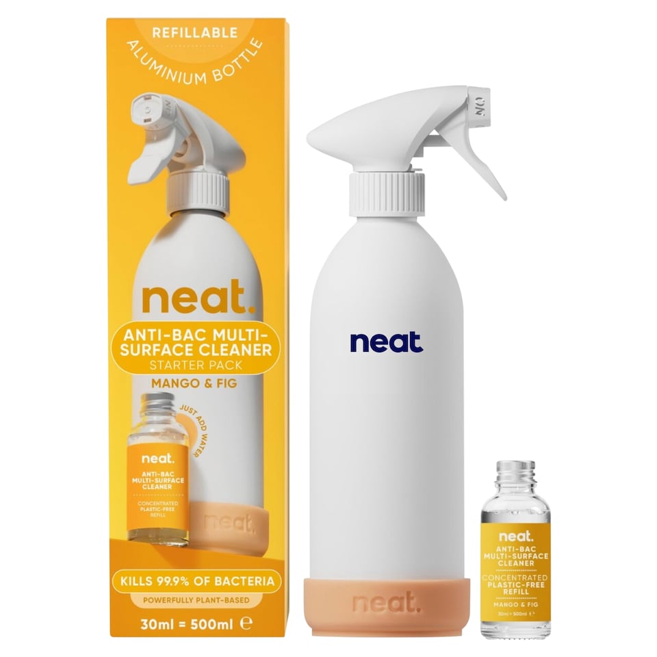 Neat Antibacterial Multi-surface Cleaner Starter Pack - Mango & Fig