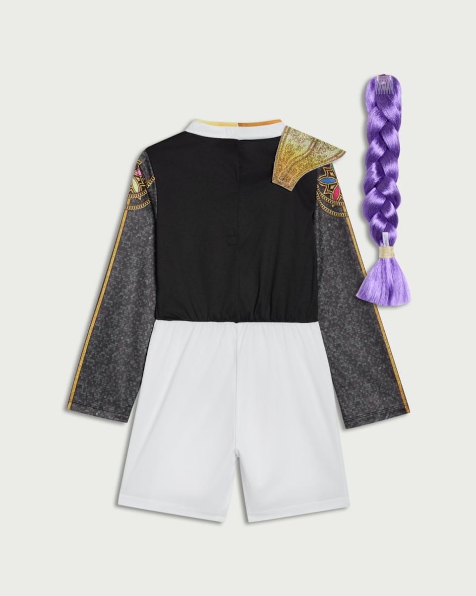 image 1 of K-Pop Demon Hunters Rumi Golden Fancy Dress Costume in Multi Black White