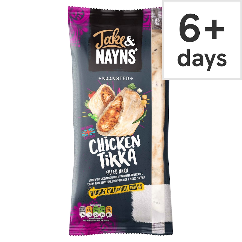 Jake & Nayns' Chicken Tikka Naanster 185G
