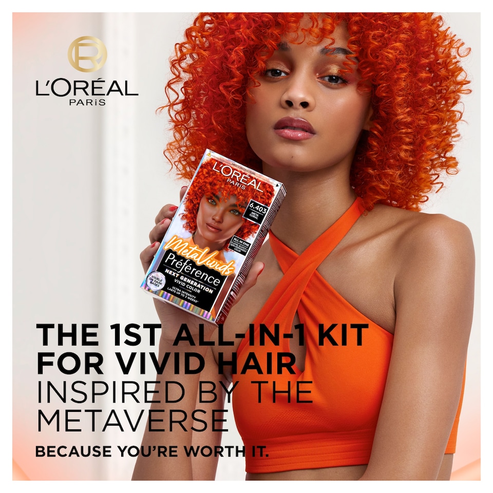 image 1 of L'Oreal Preference Metavivids 6.403 Meta Coral Semi-Permanent Hair Dye