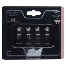 Tesco Halogen 10W G4 4 Pack