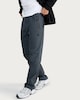 image 1 of 9 Peaks Drawstring Trousers with Zip Pockets in Grey