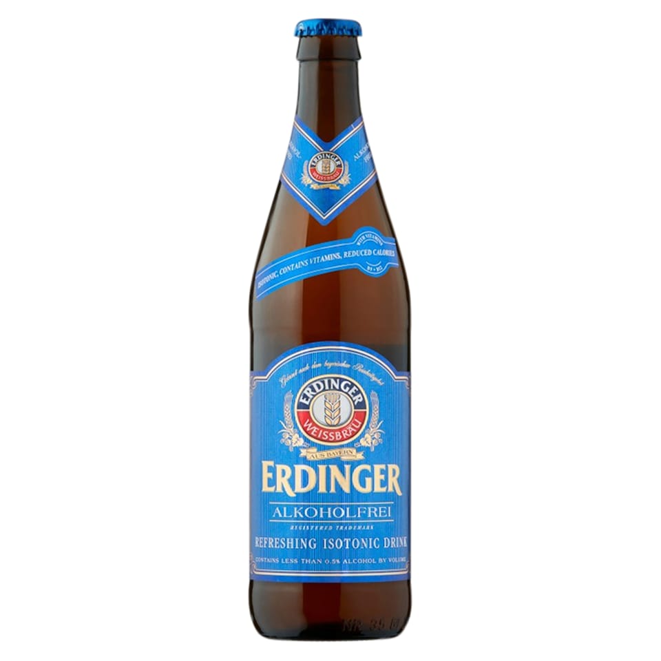 image 1 of Erdinger Alkoholfrei Alcohol Free Wheat Beer Bottle 500ml