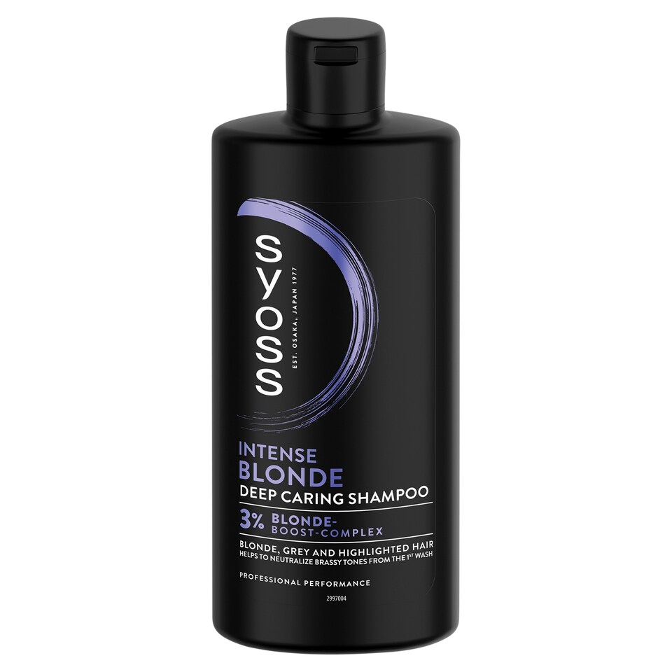 Syoss Intense Blond šampón pre blond, šedivé a melírované vlasy 440 ml