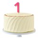 image 2 of Ginger Ray Rainbow Number 1 Candle