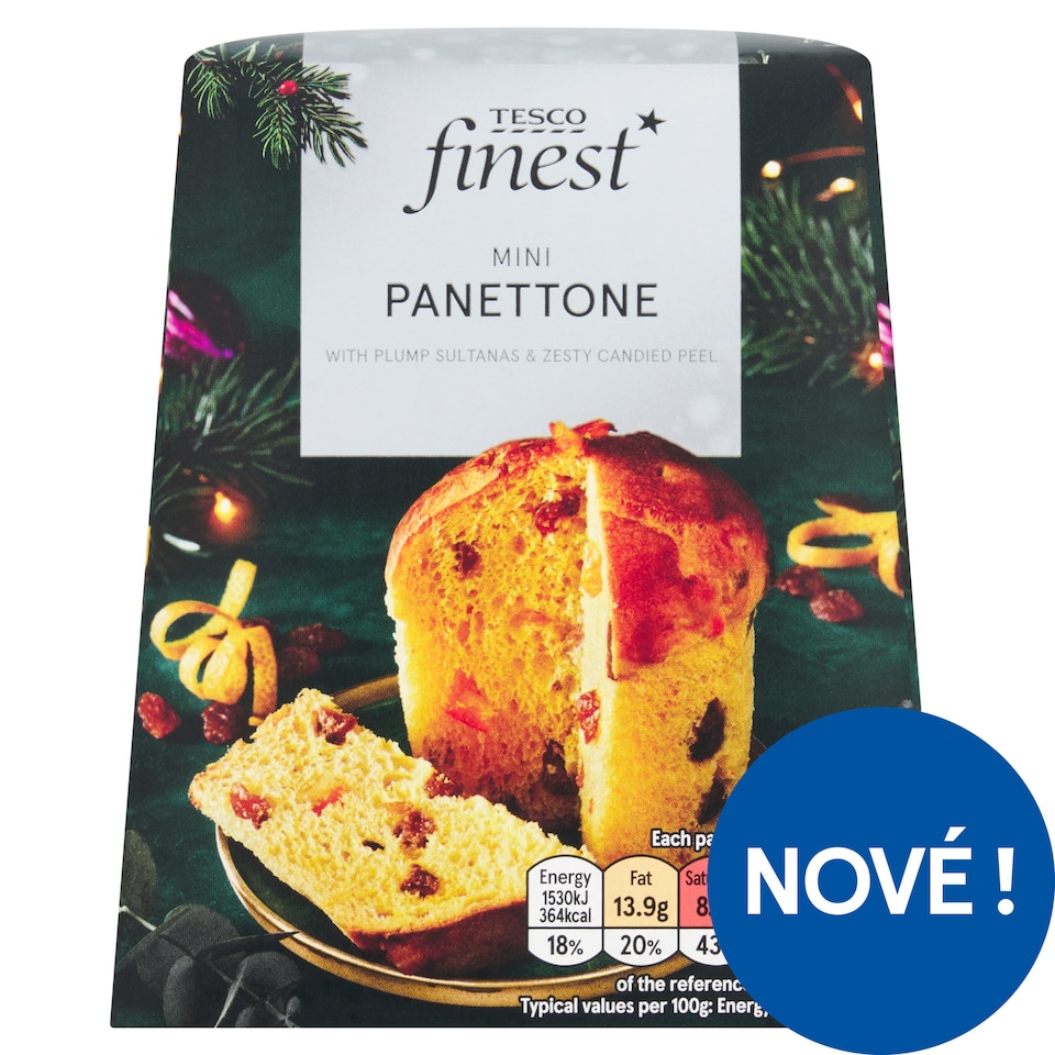 Tesco Finest Yeast Cake with Raisins and Candied Orange Peel 100g
