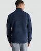 image 3 of F&F Knitted Speckled Half Zip Jumper in Navy