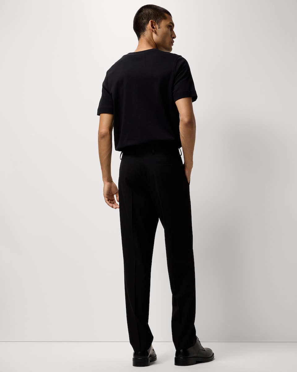 image 1 of F&F Tailored Fit Formal Trousers in Black
