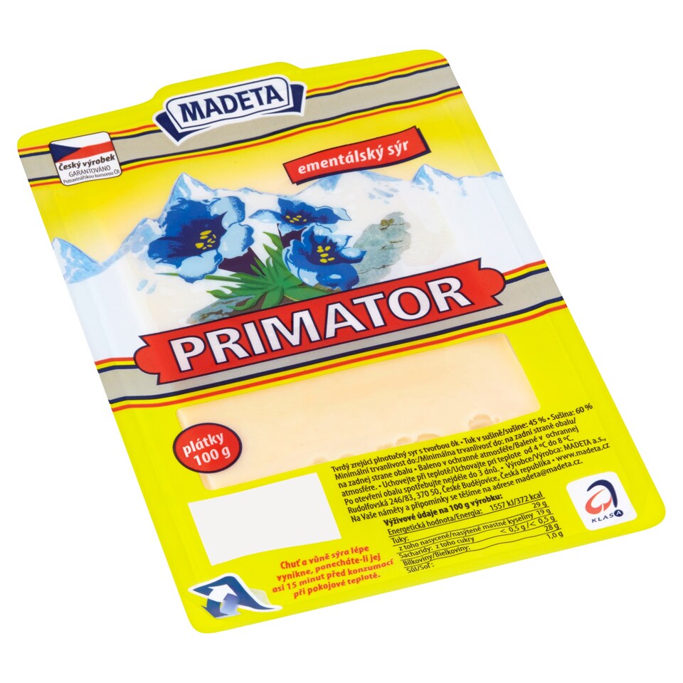 Madeta Primator plátky 100g