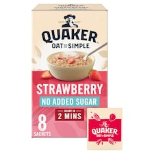 Quaker Oat So Simple Simply Strawberry Porridge Sachets 8x32.5g