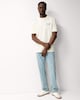 image 3 of F&F Pure Cotton St Lucia Slogan T-Shirt in Ecru