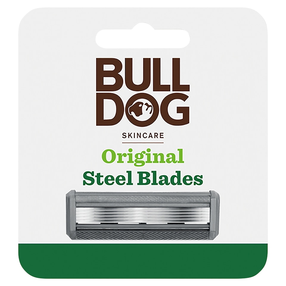 image 1 of Bulldog Original 5 Steel Blades Refill 4 Pack