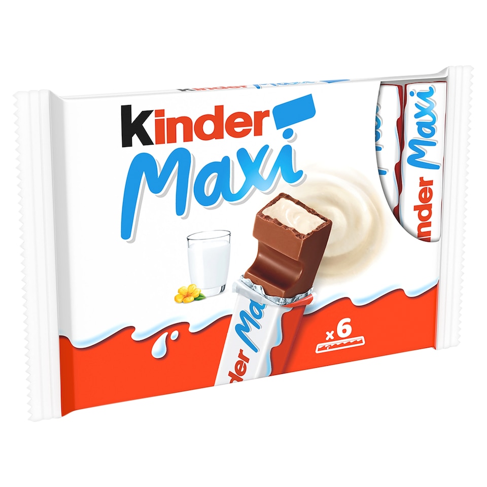 Kinder Maxi Chocolate tejcsokoládé szelet tejes krémmel töltve 126 g