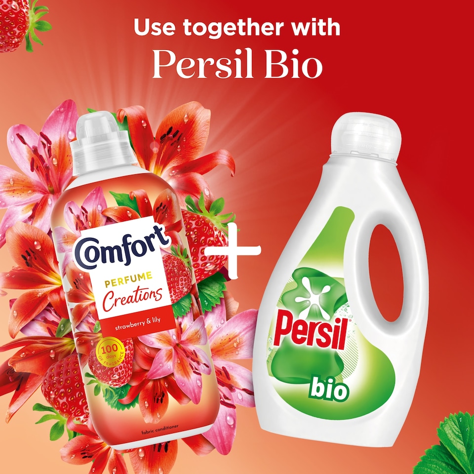 image 1 of Comfort Creations Strawberry & Lily Fabric Conditioner 48W 1440ml