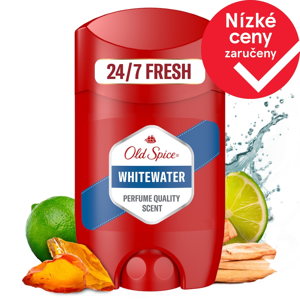 Obrázek 1 pro produkt Old Spice Whitewater Tuhý Deodorant Pro Muže 50ml