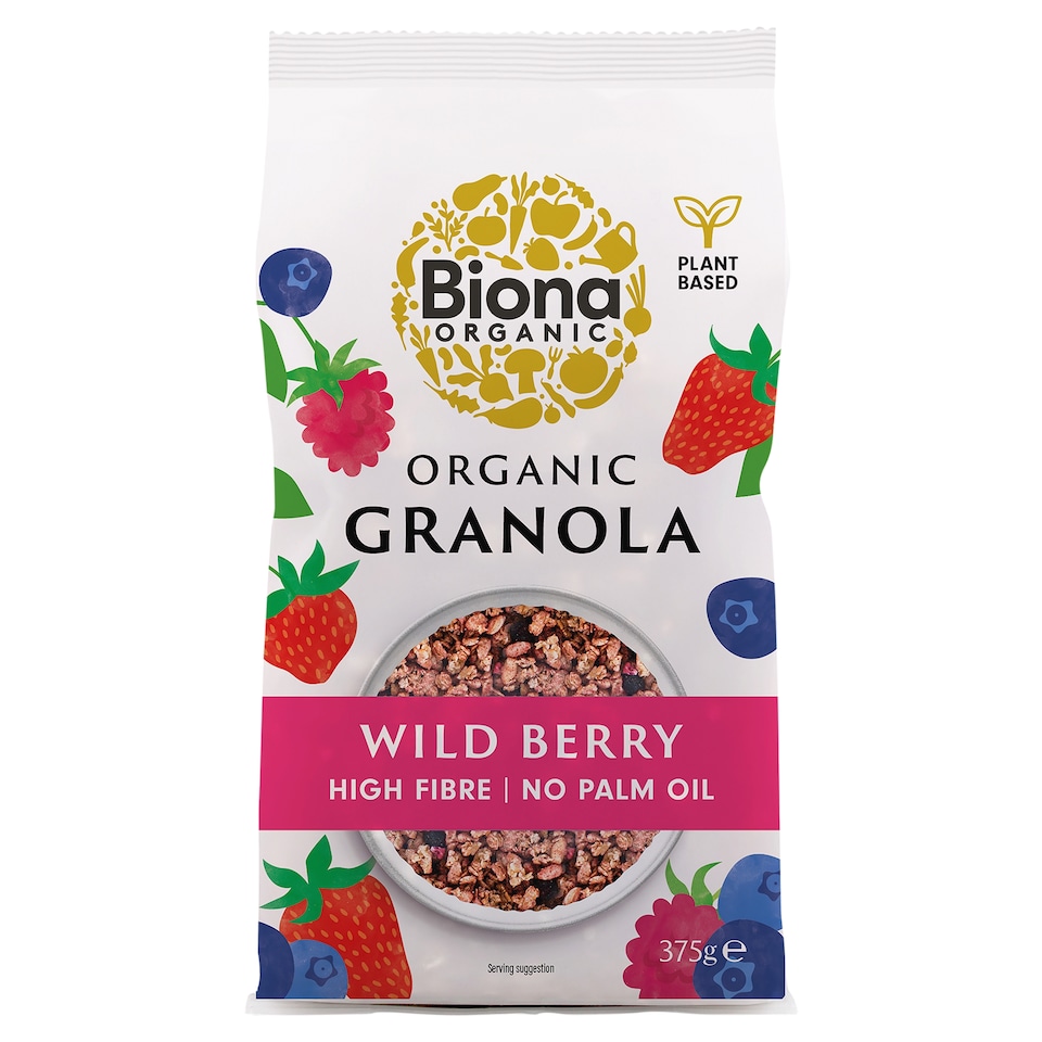 Biona Organic Granola Wild Berry Crisp 375g