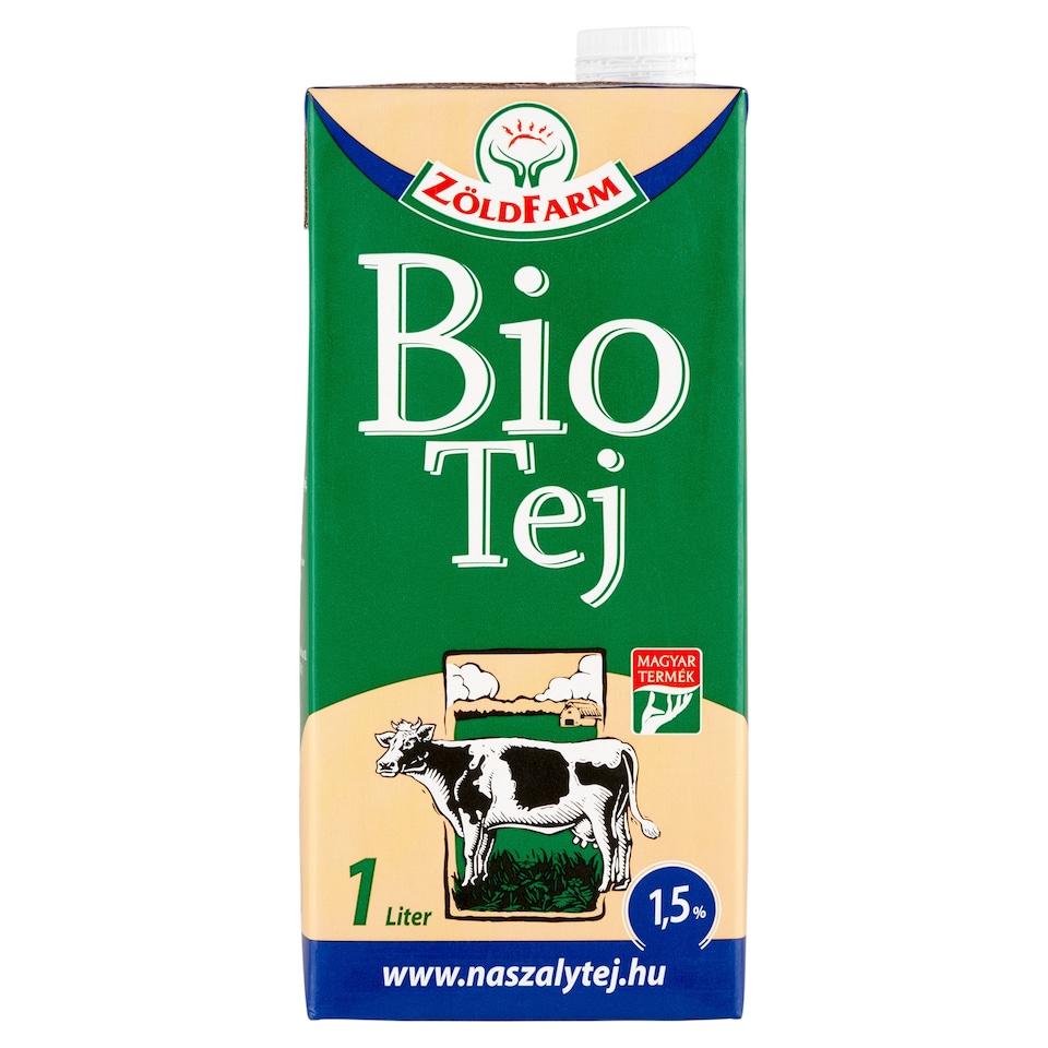 image 1 of Zöldfarm UHT Low-Fat Organic Milk 1,5% 1 l
