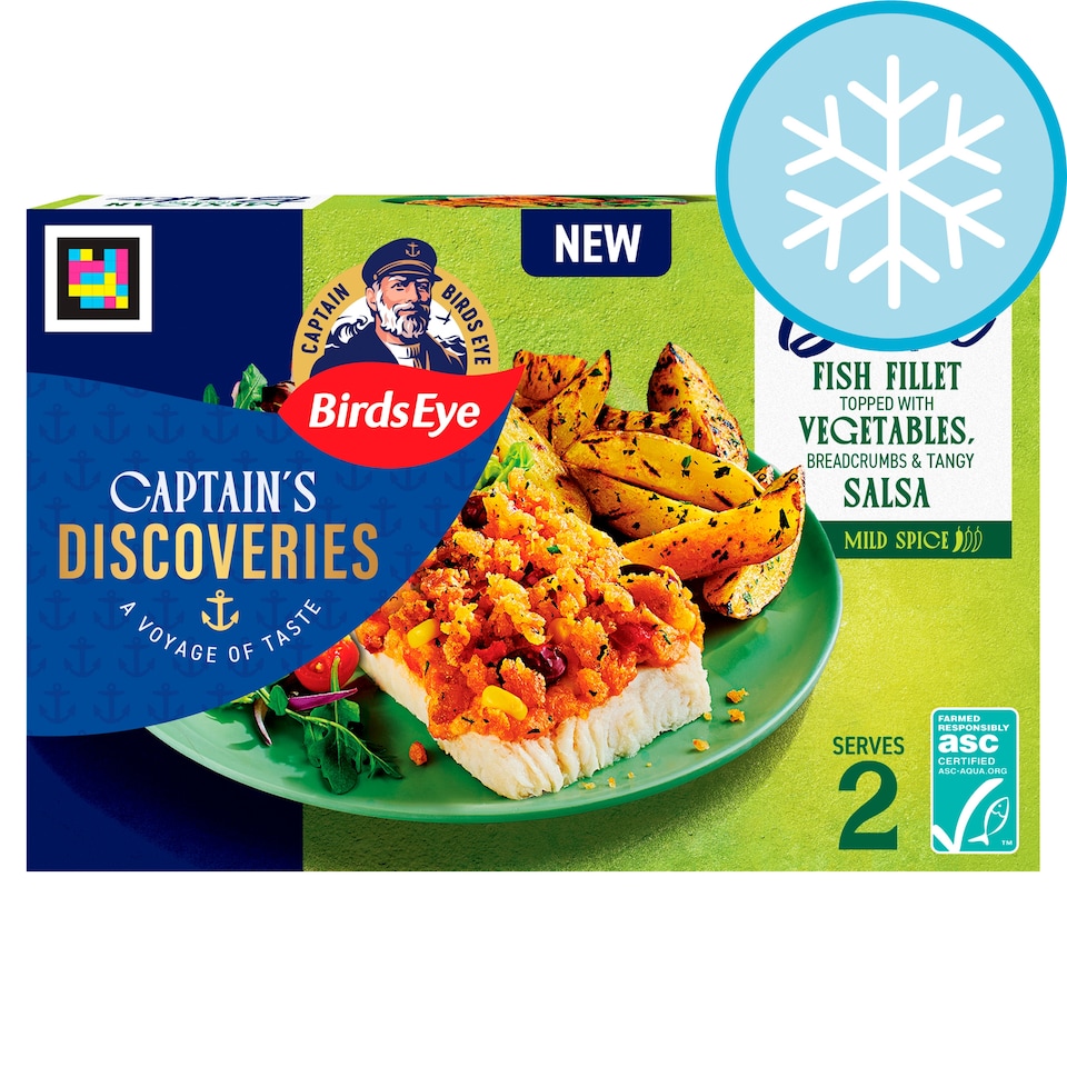Birds Eye Captain's Discoveries Mexican Inspired Bake Fish Fillets 380g