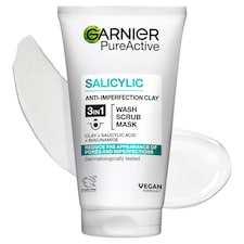 Pure Active 3In1 Clay Mask Scrub Wash 150Ml