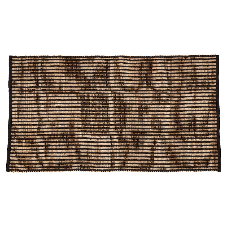 image 1 of F&F Home Black Jute Rug