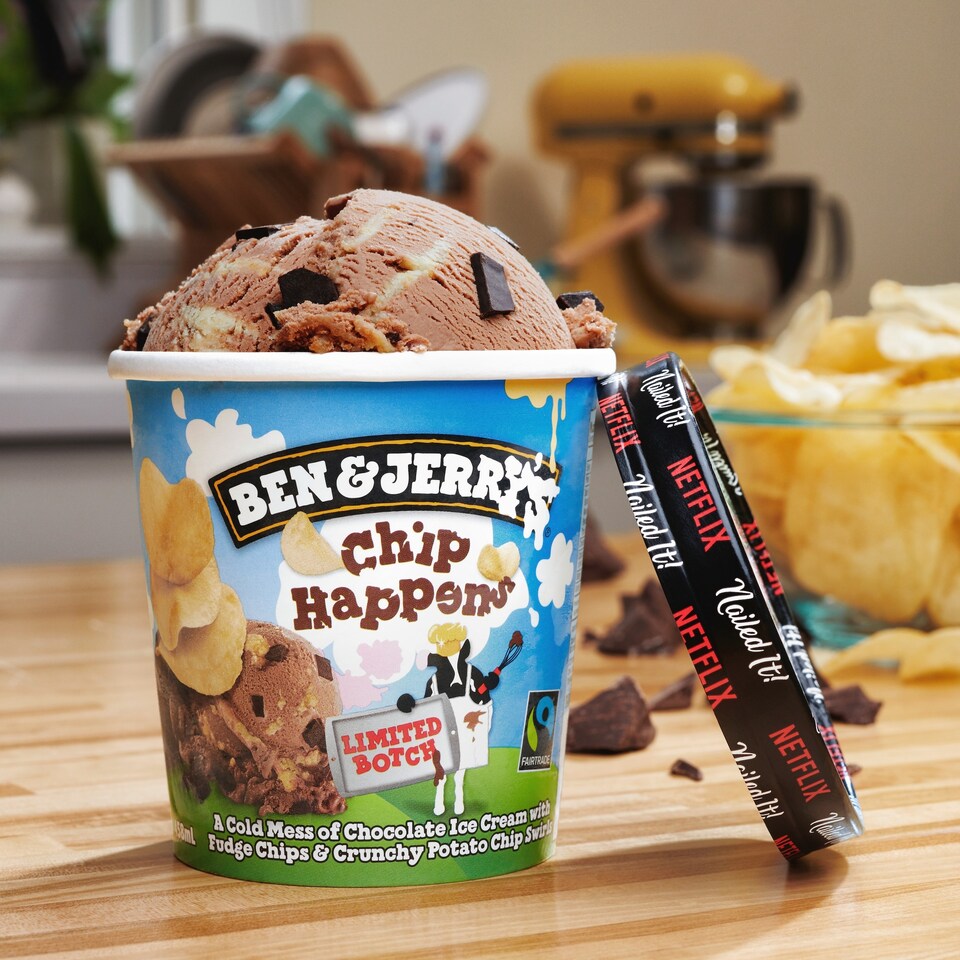 image 1 of Ben And Jerry's Chip Happens Chocolate Ice Cream 465Ml