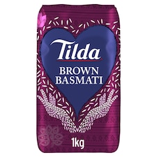 Tilda Brown Basmati Rice 1Kg