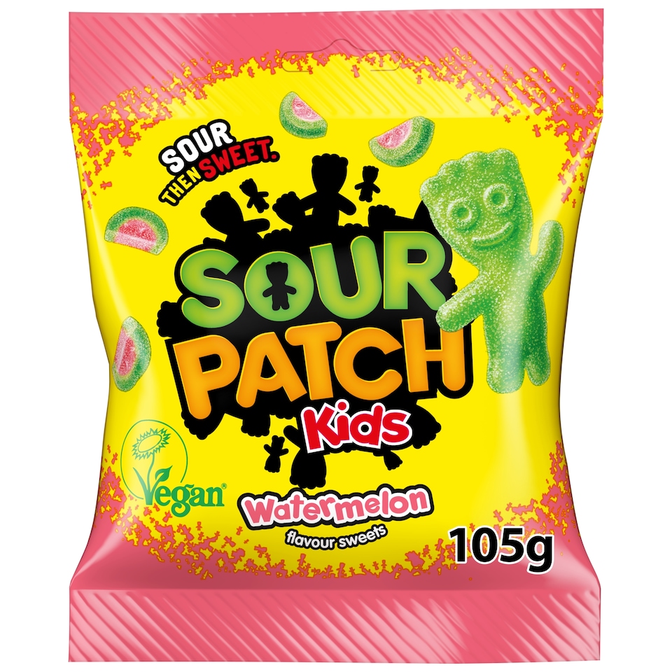SOUR PATCH Kids Watermelon Flavour Sweets 105G