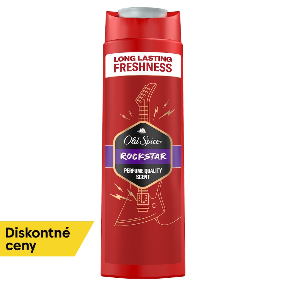 obrázok 1 z Old Spice Rockstar 3 V 1 Sprchový Gél A Šampón Pre Mužov 400ml