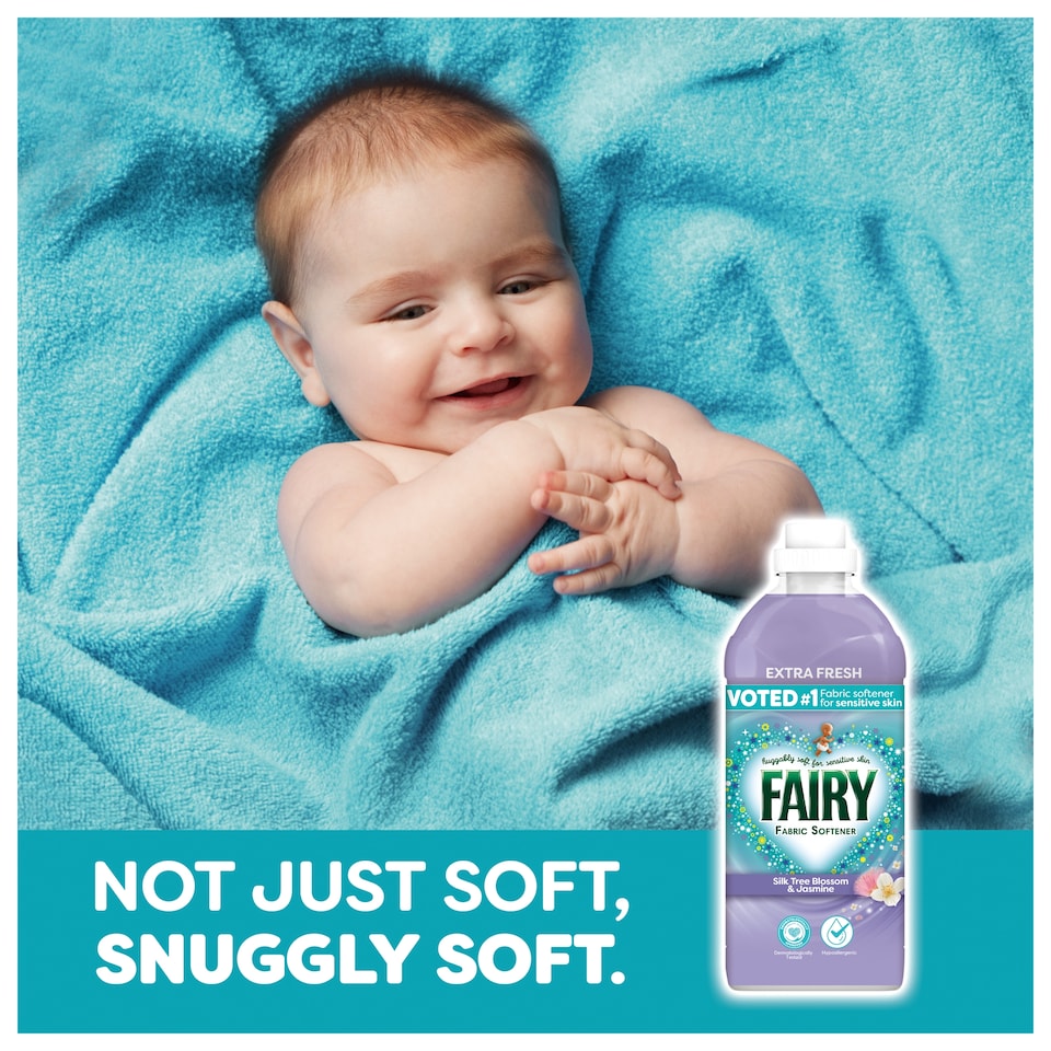 image 1 of Fairy Fabric Conditioner Silk Tree Blossom & Jasmine 59 Washes 1829ml