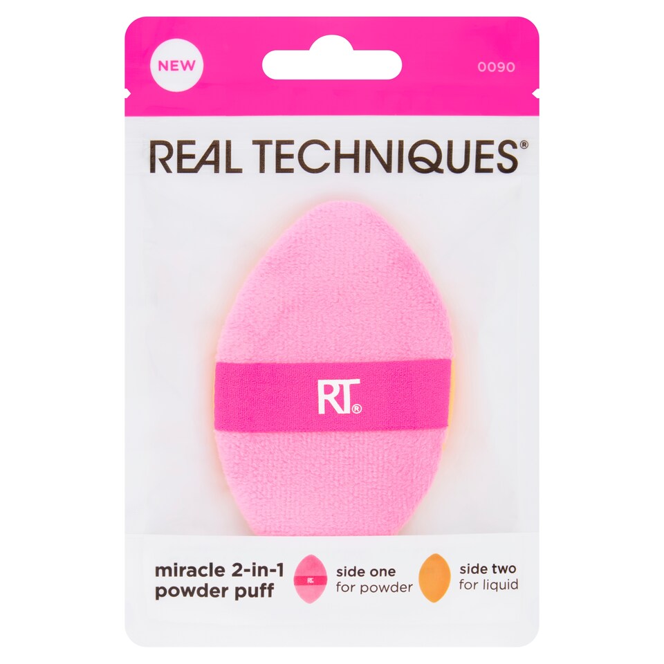 REAL TECHNIQUES MIRACLE 2 IN 1 PRECISION POWDER PUFF