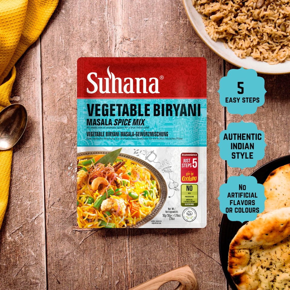 image 1 of Suhana Vegetable Biryani Masala Spice Mix 50g