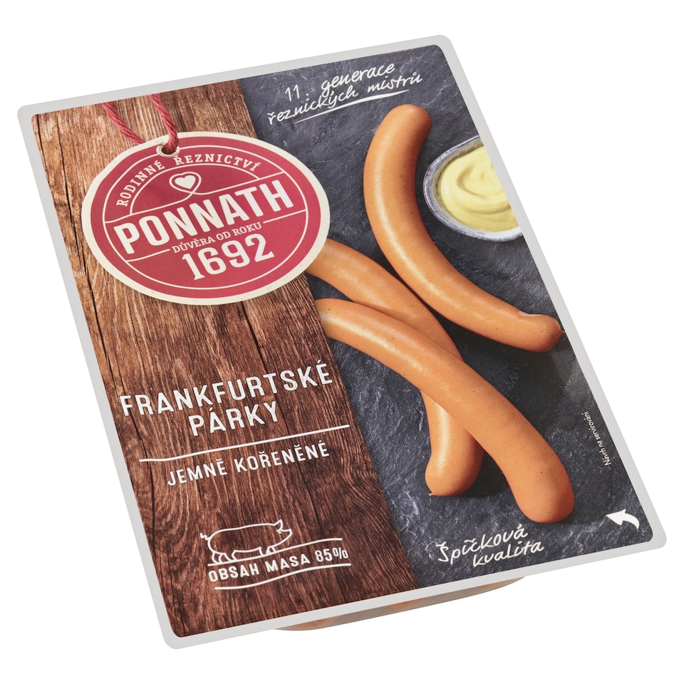 image 1 of Ponnath Frankfurt Sausages 200g