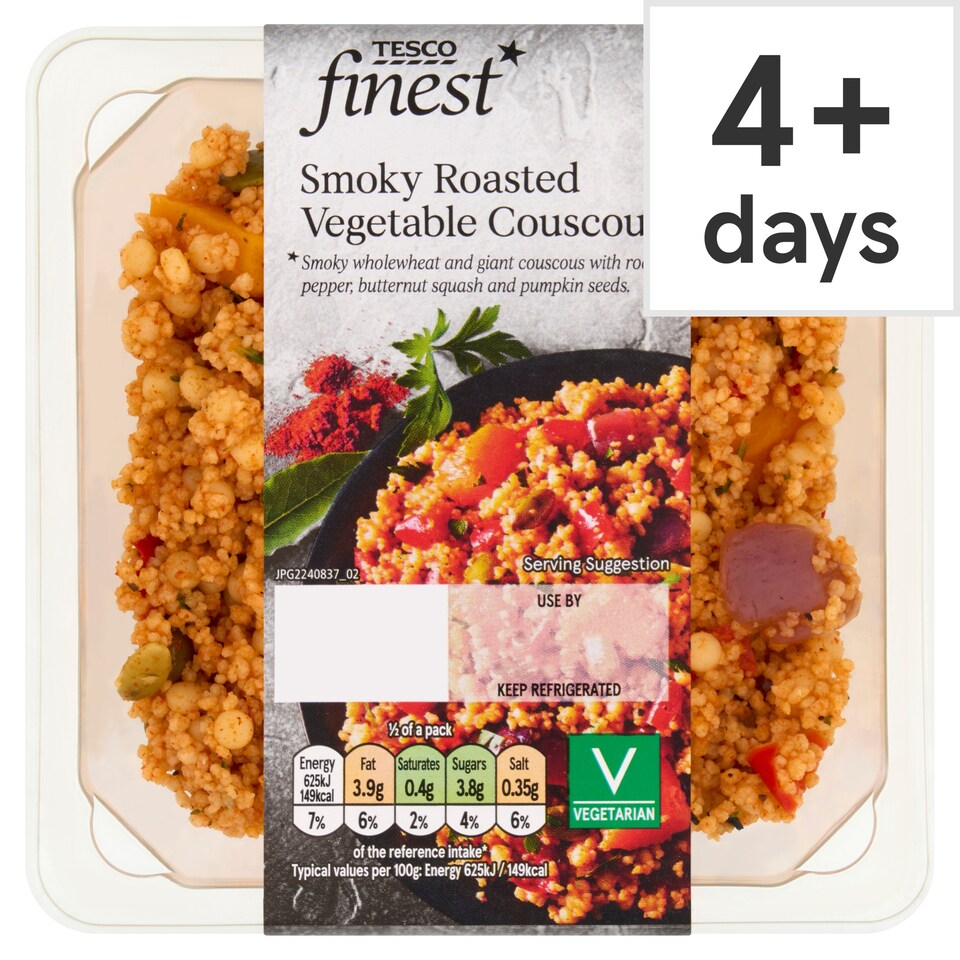 Tesco Finest Smoky Roasted Vegetable Couscous 200g