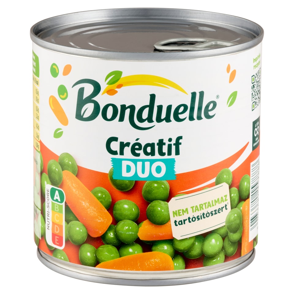 Bonduelle Créatif Duo zöldborsó-bébirépa keverék 400 g  1. kép