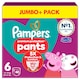 image 1 of Pampers Premium Protection 42 Nappy Pants Size 6