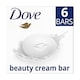 image 1 of Dove Original 3-in-1 Beauty Bar Hand Soap 6x90g