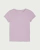 image 4 of F&F Girls Cotton Rich Heart Embroidered T-Shirt in Lilac