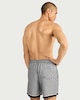 image 3 of F&F Geometric Print Swim Shorts in Black