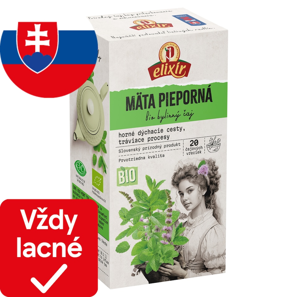 Elixír Organic Mint Herbal Tea 20 x 2 g (40 g)